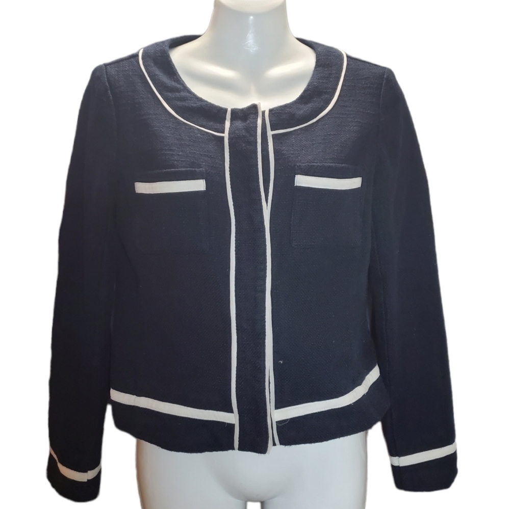 BANANA REPUBLIC snap button-down blazer 4